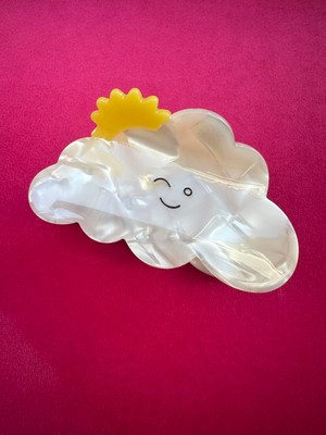 Milena Istanbul Bulut Şeklinde Sedefli Kemik Mandal Toka