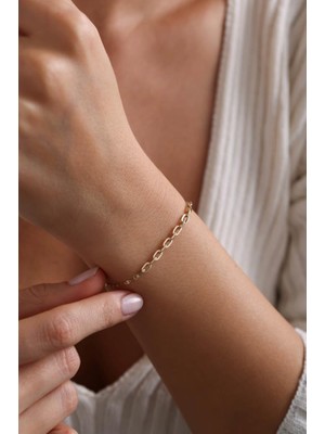 Tufanlar Kuyumculuk 14 Ayar Altın Ataç Tasarım Bileklik