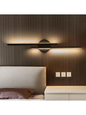 Woodhub Avize Bohem Siyah Ultra Beyaz  Ledli Duvar Lambası Aplik