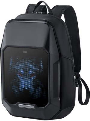 Divoom Pixoo Cyberbag Siyah Piksel LED Ekranlı Sırt Çantası