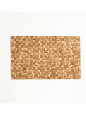 Zsa Zsa Zsu Toba Ahşap Ahşap Paspas 50x80 Cm Natural