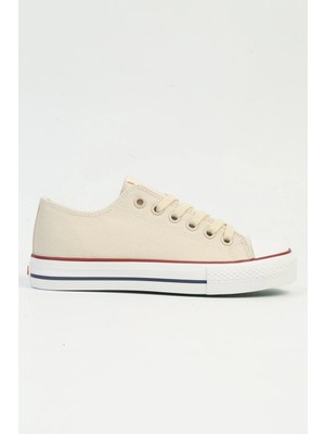 Benetton Bağcıklı Suni Deri Sneakers