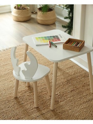 Seapol Oyun ve Aktivite Masa Seti - 1(Bir) Adet Masa + 1(Bir) Adet