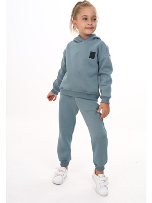 Toontoy Kız Çocuk Nakışlı Eşofman Takım