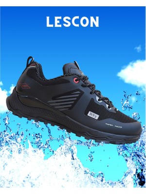 Lescon 1775-SAFARI Anatomik Tabanlı Waterproof Trekking Ayakkabı - NKT01775-SIYAH-44