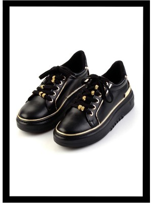 Bambi Siyah  Kadın Sneaker K01345095509