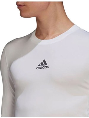 Adidas Tf Ls Top M Erkek Futbol Uzun Kollu Içlik GU7334 Beyaz