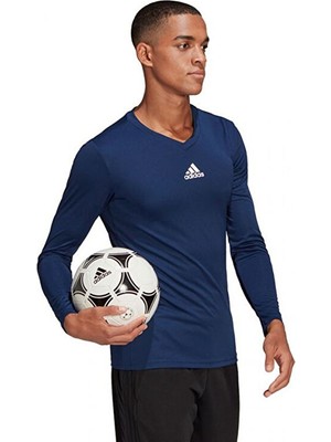 adidas Team Base Tee Erkek Futbol Uzun Kollu Içlik GN5675 Lacivert