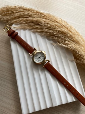 Quartz Bs Stıll Vintage Kadın Kol Saati Retro Minimal Deri Dordon 1 Adet