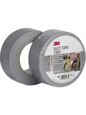 3M 1900 Tamir Bandı Duct Tape Gri  50MM x 50MT