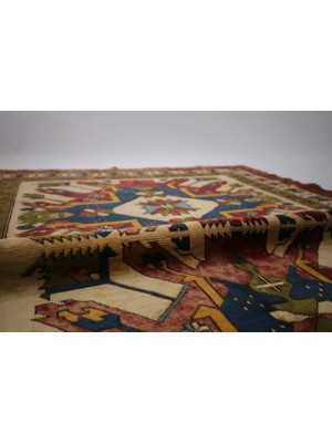 DesignEv 267X164 cm El Dokuma Antik Kilim Nostaljik Severler Için Harika Kilim