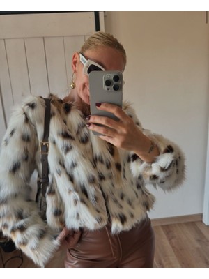 Miyu Leopar Desen Kürk