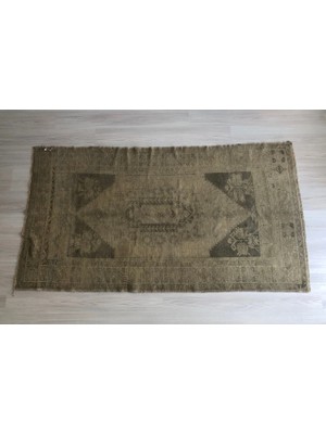 DesignEv 122X224 cm El Dokuma Pastel Renkli Rustik Stili Yıkanabilir Antik Kilim