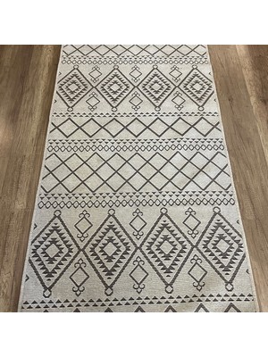 Luxess Halı Lu x ess Halı Cool 405 Krem Yıkanabilir Kilim