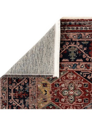 Cool Halı Mabel MB 01 Multy Anadolu Kilim Antik Desenli Kaymaz Taban Yıkanabilir Vintage Dokuma Makine Halısı