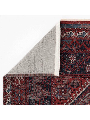 Cool Halı Mabel MB 02 Multy Anadolu Kilim Antik Desenli Kaymaz Taban Yıkanabilir Vintage Dokuma Makine Halısı