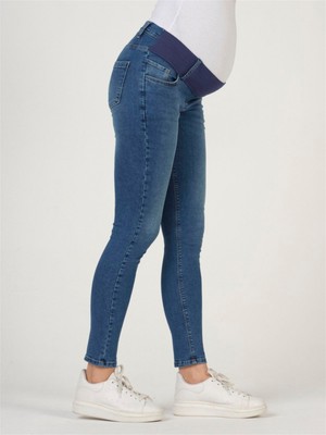 Busa Hamile Skinny Jeans Mavi