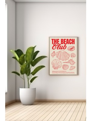 Bs Baskı A3 The Beach Club Baskılı Poster