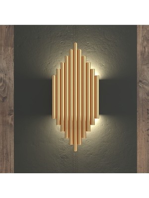 Woodhub Aplik Gold Rengi Aplik Duvar Lambası Otel Salon Ev Ofis Restaurantlar Için Aplik Modelleri