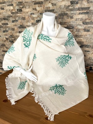 Müslin Tokat Taş Baskı Yıkanmış Karatezgah Buldan Peştemal