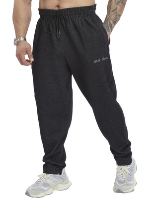 Loose Fit Kışlık Eşofman Altı Fermuarlı Cepli Spor Pantolon Bgsm PNT1395