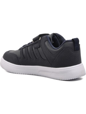 Walkway F Lacivert Beyaz Cırtlı Çocuk Sneaker