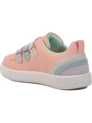 Walkway Pudra Mint Kız Cırtlı Çocuk Sneaker