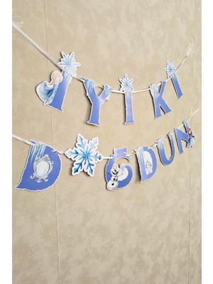 Pekshop Elsa Konsept Frozen Karlar Ülkesi Tema Iyi Ki Doğdun Banner