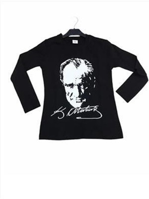 Atatürk Baskılı Uzun Kol T-Shirt