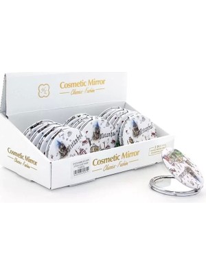 Taşlı Istanbul Tasarımı El Aynası Ince ALK2476A