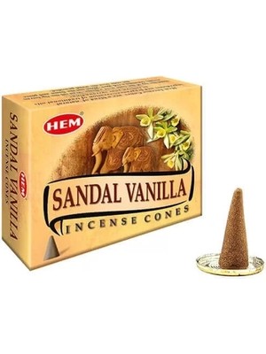 Hem Tütsü Sandal Vanilla Cones