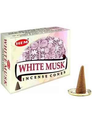 Hem Tütsü White Musk Cones