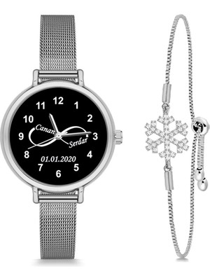 Coliseum Bayan Kol Saati Kişiye Özel Saat Bileklik Hediyeli Yıl Dönümü Doğum Günü Hediyeleri Kadın Kol Saati