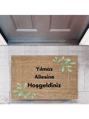 bebekokusu Kapı Önü Paspası Dekoratif Dijital Baskı Kişiye Özel P-2316