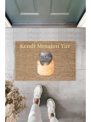 bebekokusu Dijital Baskı Kişiye Özel Iç Kapı Dekorasyon Paspas  PS11197