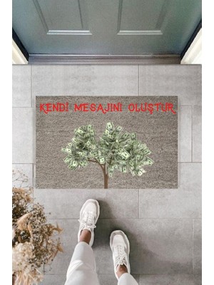 bebekokusu Dijital Baskı Kişiye Özel Iç Kapı Dekorasyon Paspas  PS11287