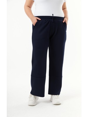 Büyük Beden Modal Eşofman Altı Lacivert