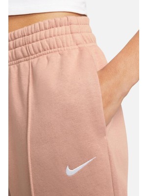 Nike Sportswear Loose Fit Pant Bol ve Uzun Kesim Somon Eşofman Altı