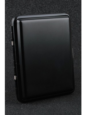 Silvio Monetti Siyah Mat Metal Sigara Tabakası SMTBKCB003R1