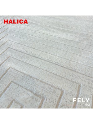 Halıca Fely 0597A Krem Modern Salon Halısı