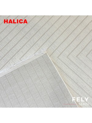 Halıca Fely 0597A Krem Modern Salon Halısı