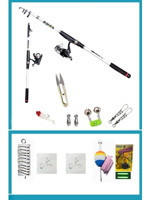 Oltamix Çocuk Olta Seti Fiberglas Malzeme ile Hafif ve Dayanıklı 180 cm Uzunlukta