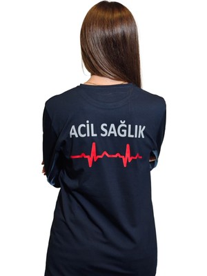 A Kalite 112 Acil Sağlık Uzun Kollu Lacivert Renk Sweat  Modeli