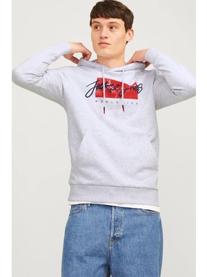 Jack & Jones Tiley Kapüşonlu Erkek Sweat 12256807 12256807015