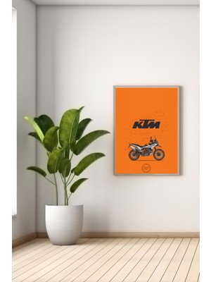 Bs Baskı A3 Ktm Cross Baskılı Poster