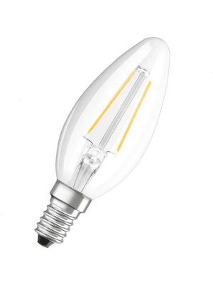 Philips 2 W (25W) Rustik LED Mum Ampul Şeffaf Cam Sarı Işık