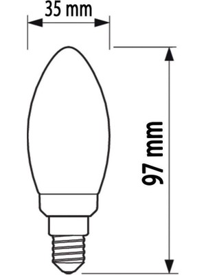 Philips 2 W (25W) Rustik LED Mum Ampul Şeffaf Cam Sarı Işık