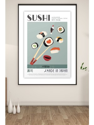 Bs Baskı A3 Sushı Baskılı Poster