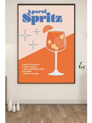 Bs Baskı A3 Aperol Sprıtz Baskılı Poster