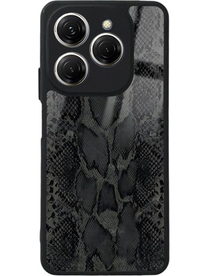 S-Case Tecno Spark 20 Pro Yılan Derisi Tasarımlı Glossy Telefon Kılıfı